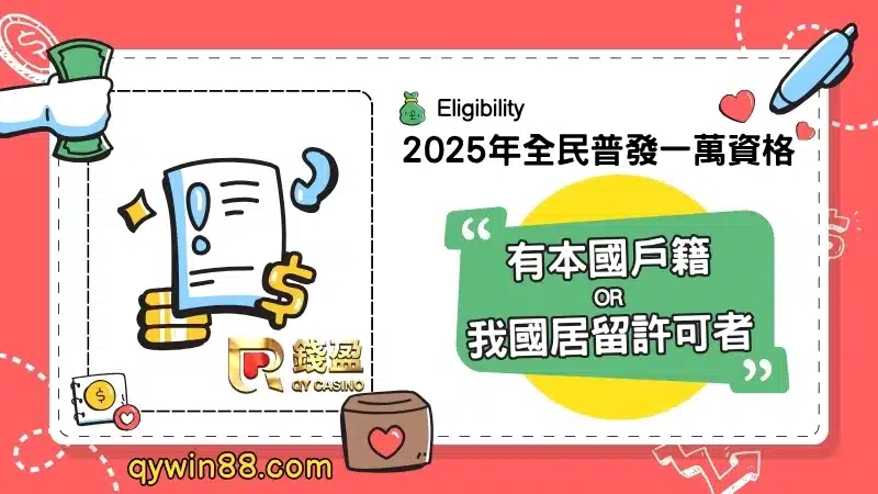 普發一萬領取資格